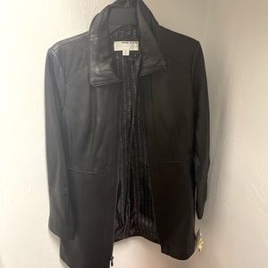 Anne Klein Black Leather Jacket